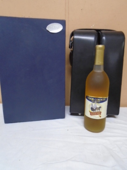 Door Country I'm Dreaming of a White Christmas Wine Bottle