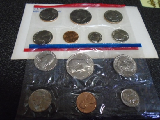 1981 US Mint Uncirculated Coin Set