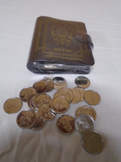 Harry Potter Grincotts Book w/ 24 Coins