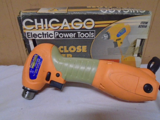 Chicago Electric 3/8in Close Quarters Electric Drill