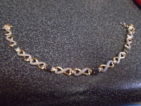 Ladies 7" Sterling Silver Bracelet