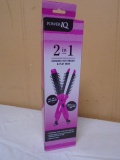 Power IQ 2-in-1 Ceramic Hot Brush & Flat Iron