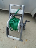 Garden Hose Reel w/ Garden Hose