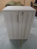 Rubbermaid Locking Resin Storage Cabinet w/ Keys