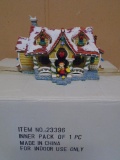 Disney Toontown Lighted Mickey's House Christmas Village House