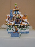 Disney Toontown Lighted Goofy's House Christmas Village House