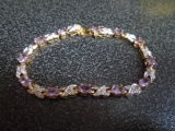 Ladies 7in Sterling Silver Bracelet