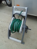 Garden Hose Reel w/ Garden Hose