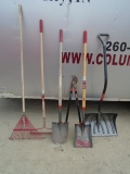 6pc Group of Lawn & Garden Tools