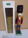 Holiday Home 24in Wooden Nutcracker