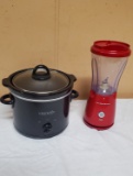 Hamilton Beach Personal Blender & Crock Pot w/ Removable Liner