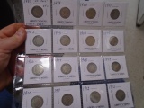 Group of 16 Assorted Date Liberty 