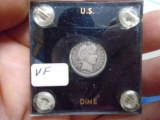 1903 Silver Barber Dime