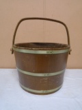 Vintage Wooden Bucket