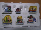 6pc Danbury Miny Disney Mickey's Holiday Express Train