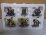 6pc Danbury Miny Disney Goofy's Holiday Express Train