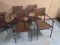 Set of 4 Iron & Wicker Matching Chairs