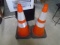 2 Matching Safety Cones
