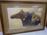 Beautiful Framed & Matted Horse Print