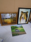 Group of 3 Marilyn Copeland Paintings