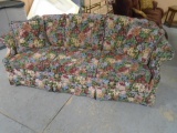 Beautiful Smith Bros Floral Print Sofa w/ Matching Accent Pillows