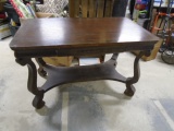 Antique Library Table w/ Drawer