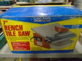 Chicago Electric 7in Bench Top Tile Saw