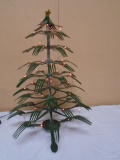 Lighted Metal Fork Christmas Tree