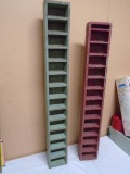 2 Primitive Style Shelves