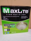 Maxlite Brushed Nickel LED Ceiling Light Fixture