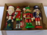 4pc Group of Wooden Nutcrackers