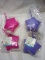 Reusable Plastic Star Shaped Cups. Qty 4. Pink & Purple