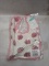 Layette by Monica + Andy 2 Pack Bibs. Flower Power/Stripes One Size