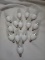 GE LED Clear Dimmable 250 Lumen Candle Lamp Light Bulbs. Qty 14