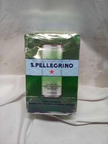 S. Pellegrino Unflavored Sparkling Mineral Water. 8 Pack. 11.15 fl oz.