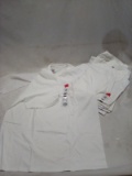 Lot of 6 White Hanes Womens AND Mens M T-Shirts