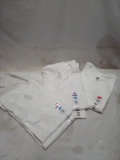 Lot of 5 White Hanes L-2XL T-Shirts