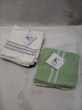 For the Kitchen Qty 2- 4 Pack Dishcloth Sets.