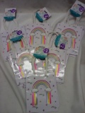 Rainbow Party Favor Bags. Qty 3 Bags Per Pack. 6 Packs.