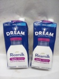 Dream Vanilla Flavored Ricemilk. Qty 2- 32 fl oz Boxes.