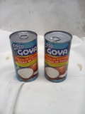 Coco Goya Cream of Coconut Qty 2 15 oz Cans.