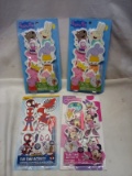 2 Sets of 8Pc Foam and Crayon Tub Time Sets-Peppa Pig, Spiderman, Minnie