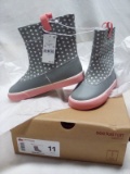 See Kai Run Basics Gray Heart Boots for Girls 11- MSRP $32.99