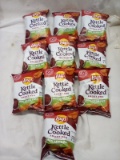 Lays Kettle Cooked Smoky BBQ Chips. Qty 10 Individual Bags
