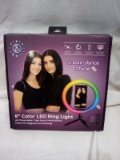 Dixie&Charli 8” Color Series LED Ring Light w/ Accessories and Attachments