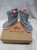 See Kai Run Gray Heart Boots Size: 7