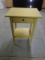 Solid Wood Painted Night Stand w Drawer