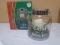 All is Calm All is Bright 6in LED Flameless Candle Jar