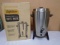Vintage Ward's Signature Stainless Steel Automatic Coffee Maker