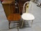 2 Antique Painted Wooden Chairs